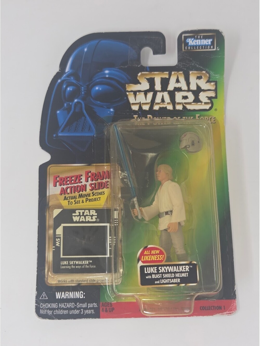Kenner Star Wars Power of the Force Luke Skywalker w/ Blast Shield 1997
